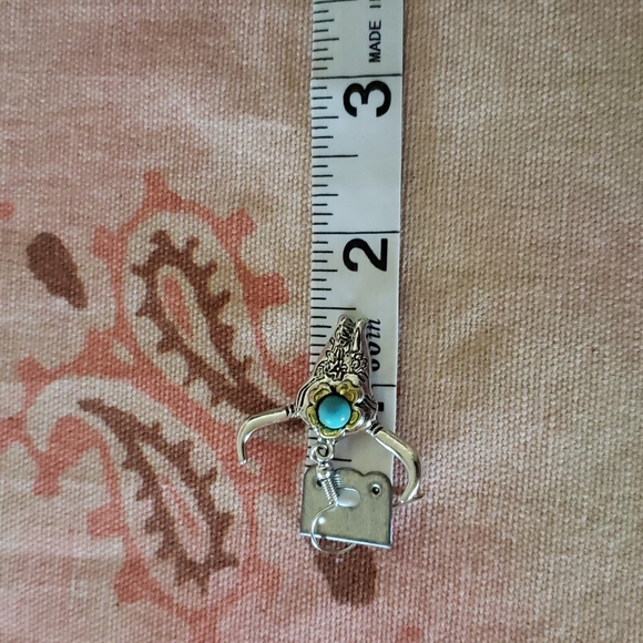 Longhorn Earrings. Cow Head Bull Head Steer Western Country Cowgirl Rodeo Horns - Picture 10 of 13